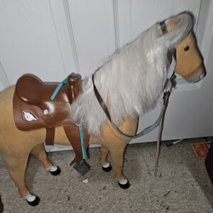 American GIRL Doll Horse With Saddle